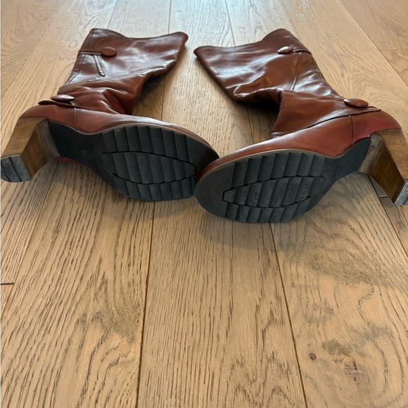 Miz Mooz Burgundy Heeled Boots - Picture 5 of 11